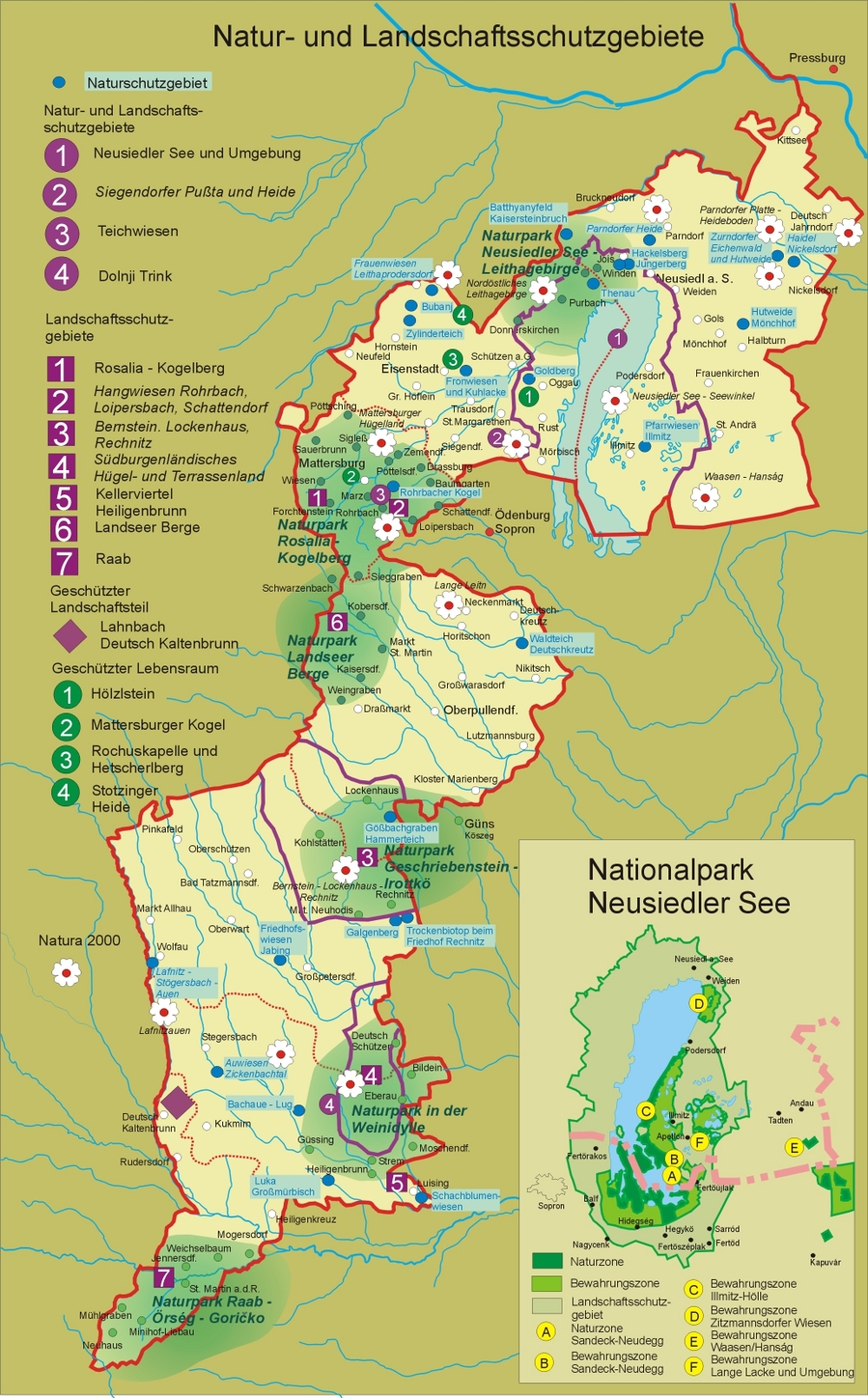 Natur- und Landschaftsschutzgebiete im Burgenland